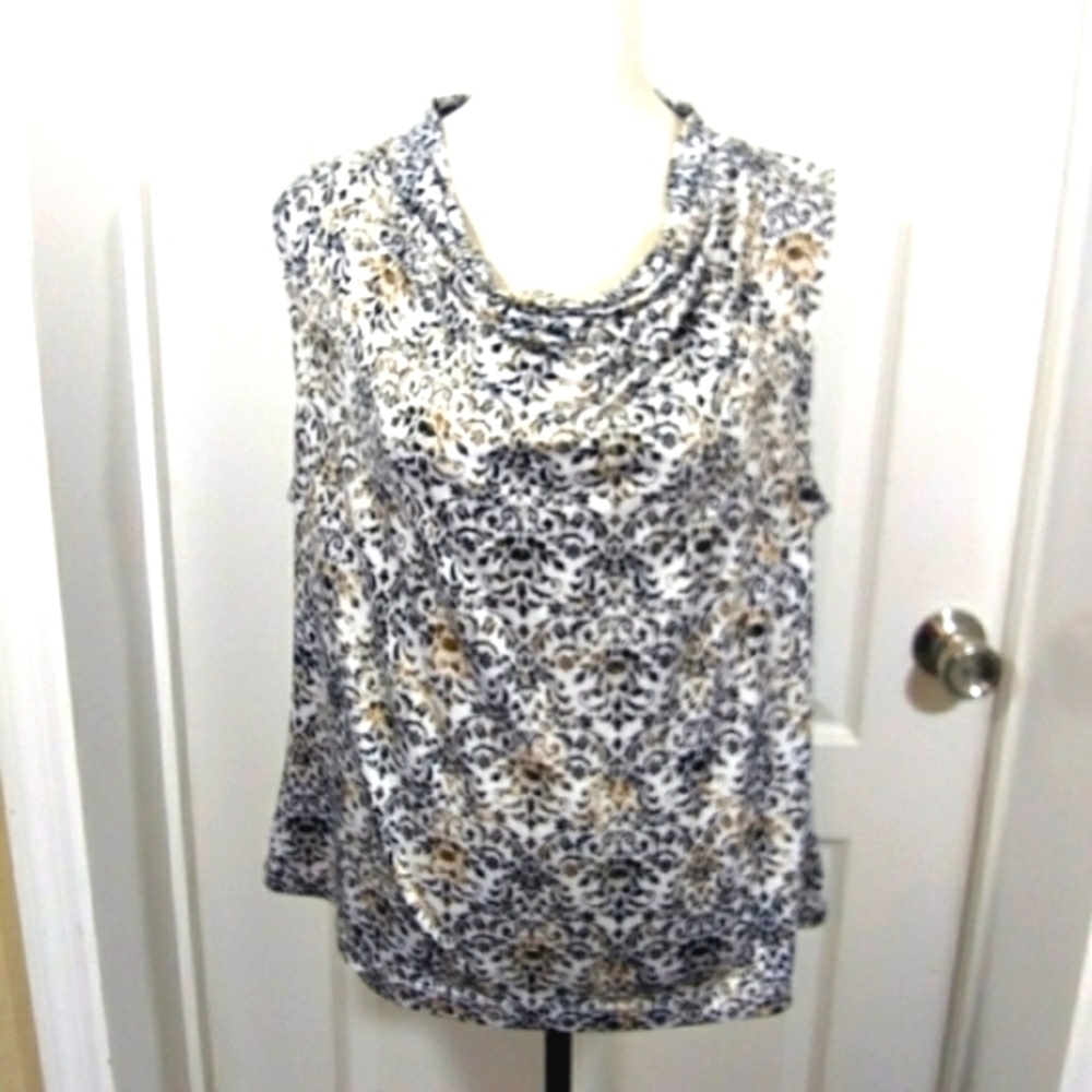 Emaline Sleeveless Career Blouse Top XLP